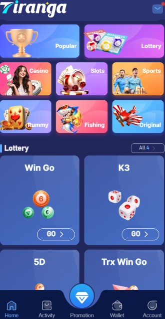 Games Available on Tiranga Online